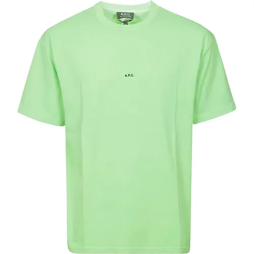 Kyle Fluorescent T-Shirt , male, Sizes: XL - A.p.c. - Modalova