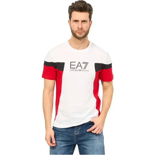 T-Shirts , male, Sizes: 2XL, L, M, XL - Emporio Armani EA7 - Modalova