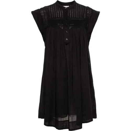 Schwarzes Kurzes Kleid , Damen, Größe: M - Isabel Marant Étoile - Modalova