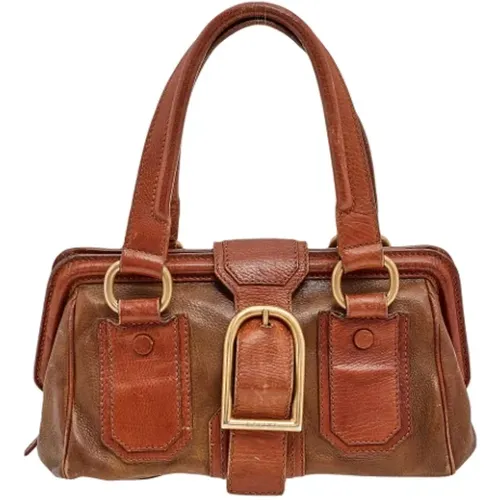 Pre-owned Shoulder Bags, female, , Size: ONE SIZE Pre-owned Leather celine-bags - Celine Vintage - Modalova