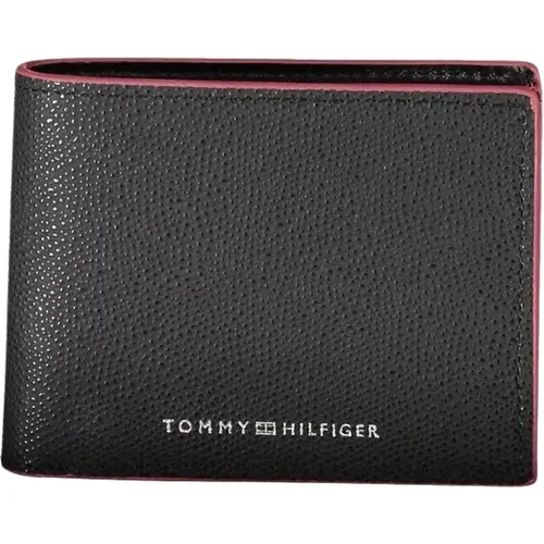 Wallets & Cardholders, male, , Size: ONE SIZE Leather Wallet - Tommy Hilfiger - Modalova