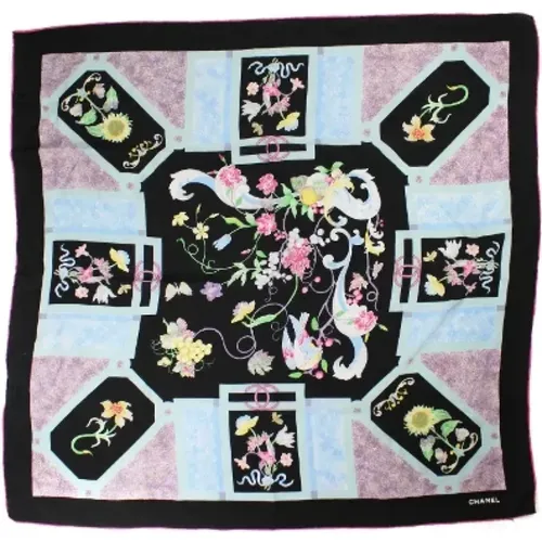 Pre-owned Silk scarves , female, Sizes: ONE SIZE - Chanel Vintage - Modalova