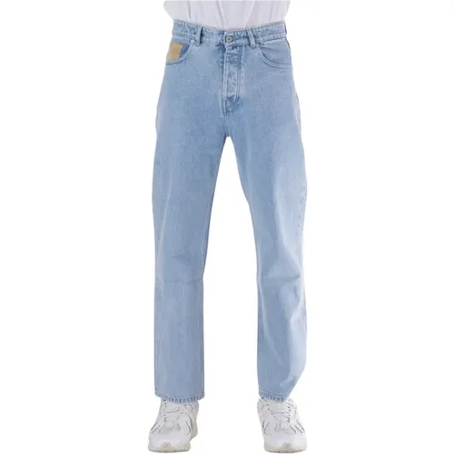 Light Wash Denim Jeans , male, Sizes: W33, W32, W31, W29, W30 - Drole de Monsieur - Modalova
