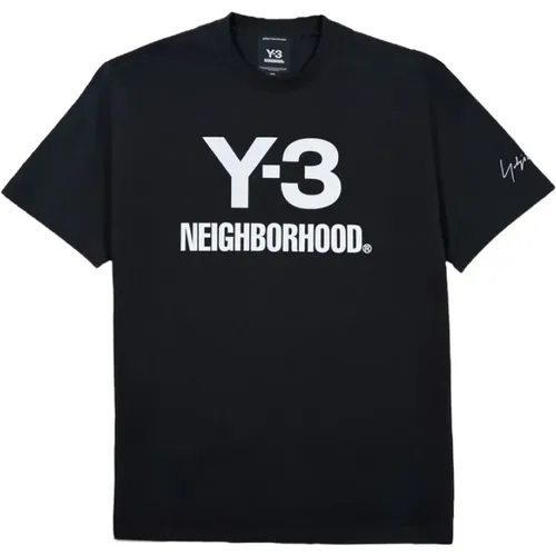 T-Shirts, male, , Size: M Nbhd Logo Tee - Y-3 - Modalova