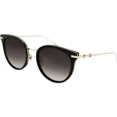Cat Eye Sonnenbrille mit Horsebit-Detail , Damen, Größe: ONE Size - Gucci - Modalova