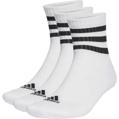 Klassische Gepolsterte Sportbekleidung 3 Streifen Socken , unisex, Größe: M - Adidas - Modalova