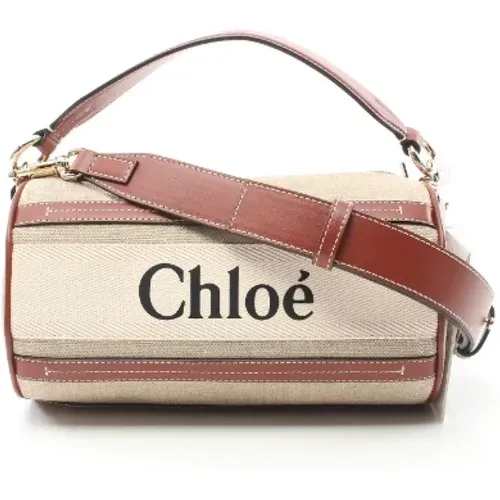 Pre-owned Handbags, female, , Size: ONE SIZE Pre-owned Canvas handbags - Chloé Pre-owned - Modalova