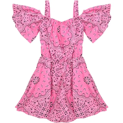 Rosa Bandana Print Kleid ViCOLO - ViCOLO - Modalova