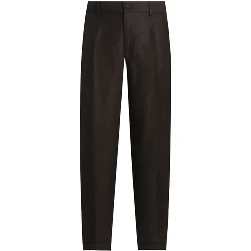 Slim-fit Trousers, male, , Size: M Stylish Trousers for Men - Dolce & Gabbana - Modalova
