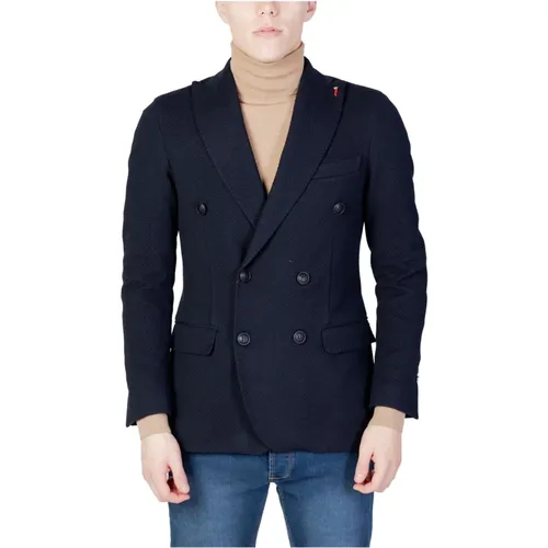 Blazers, male, , Size: XL Lapel Mens Blazer for Fall/Winter - Mulish - Modalova