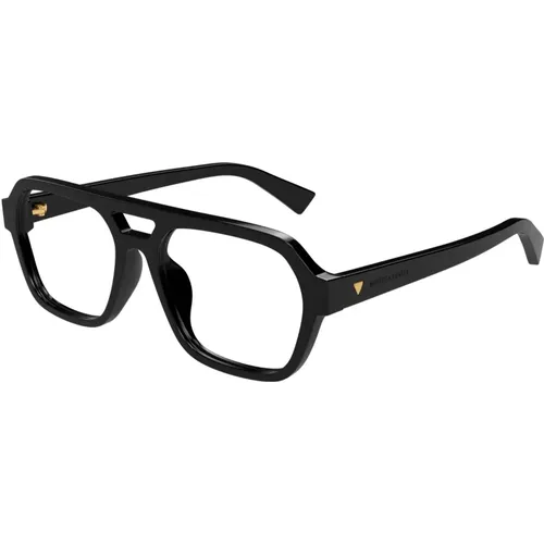 Glasses, male, , Size: 55 MM Bv1336Oa 001 Optical Frame - Bottega Veneta - Modalova