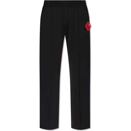 Sweatpants, male, , Size: XL Sweatpants with darts - Moschino - Modalova