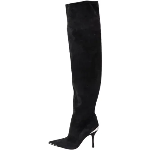 Pre-owned Suede boots , female, Sizes: 5 1/2 UK - Dolce & Gabbana Pre-owned - Modalova