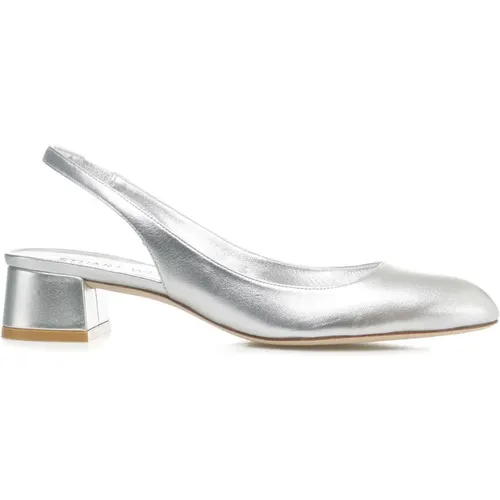 Pumps, female, , Size: 8 1/2 US Silver Pumps for Women - Stuart Weitzman - Modalova