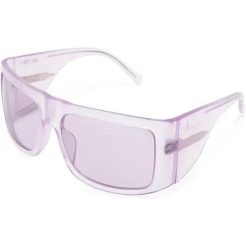 Sunglasses, female, , Size: 65 MM Pink Attico50 C2 SUN Sungles - Linda Farrow - Modalova