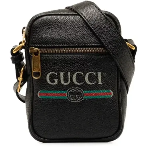 Pre-owned Leather crossbody-bags , female, Sizes: ONE SIZE - Gucci Vintage - Modalova