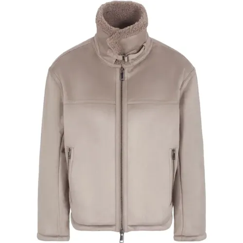 Eco Pelze und Montons Jacke , Herren, Größe: L - Armani Exchange - Modalova