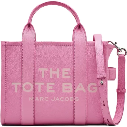 Leather Zip-Top Bag , female, Sizes: ONE SIZE - Marc Jacobs - Modalova