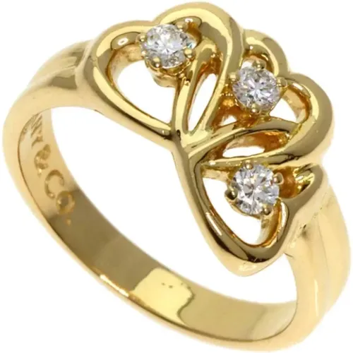 Pre-owned Jewellery, female, , Size: ONE SIZE Pre-owned Gold rings - Tiffany & Co. Pre-owned - Modalova