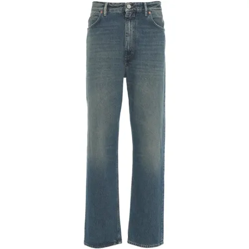 Blaue Gerades Jeans Aw24 , Herren, Größe: W31 - closed - Modalova