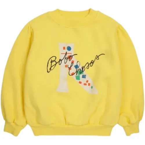 Gelber Schuh Magischer Pullover - Bobo Choses - Modalova