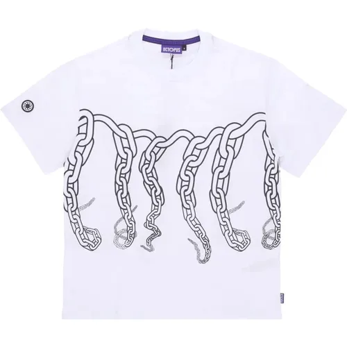 T-Shirts, male, , Size: M Logo Chain Tee T-Shirt - Octopus - Modalova