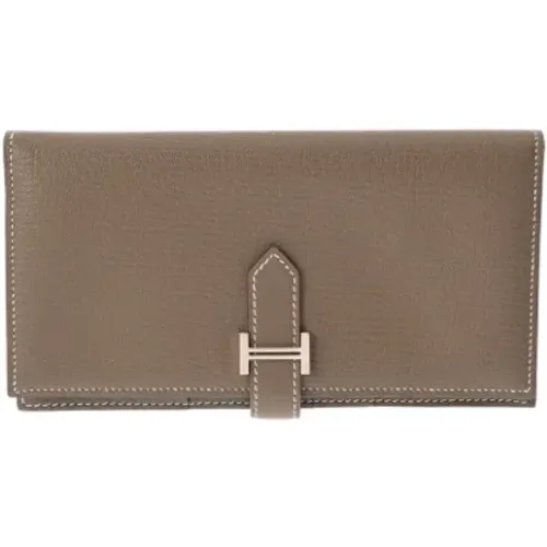 Pre-owned Wallets, female, , Size: ONE SIZE Pre-owned Leather wallets - Hermès Vintage - Modalova