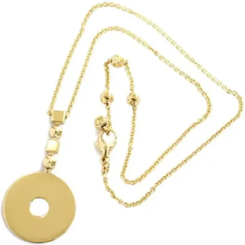 Pre-owned Jewellery, female, , Size: ONE SIZE Pre-owned Gold necklaces - Bvlgari Vintage - Modalova