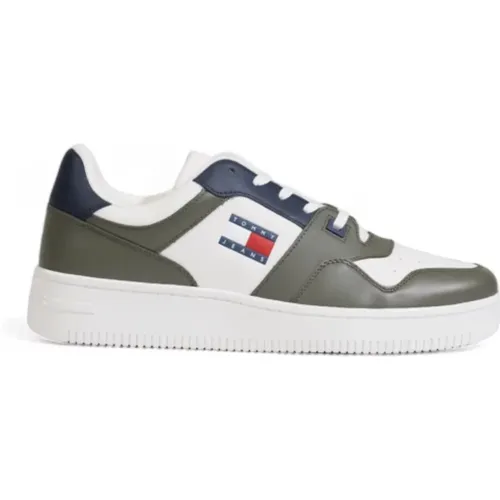 Sneakers, male, , Size: 8 US Retro Men's Shoes Autumn/Winter Collection - Tommy Hilfiger - Modalova