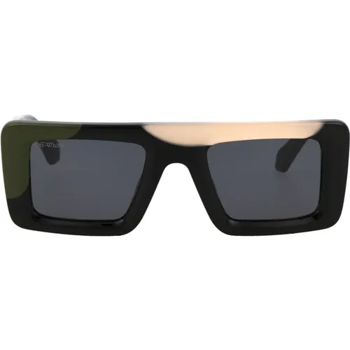 Seattle Sunglasses for Stylish Sun Protection , unisex, Sizes: 50 MM - Off White - Modalova