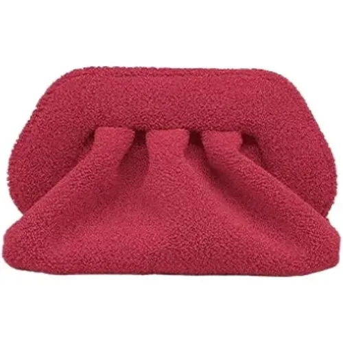 Clutches, female, , Size: ONE SIZE Raspberry Sea Sponge Clutch Bag - THEMOIRè - Modalova