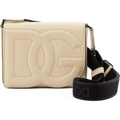 Logo Shoulder Bag , male, Sizes: ONE SIZE - Dolce & Gabbana - Modalova