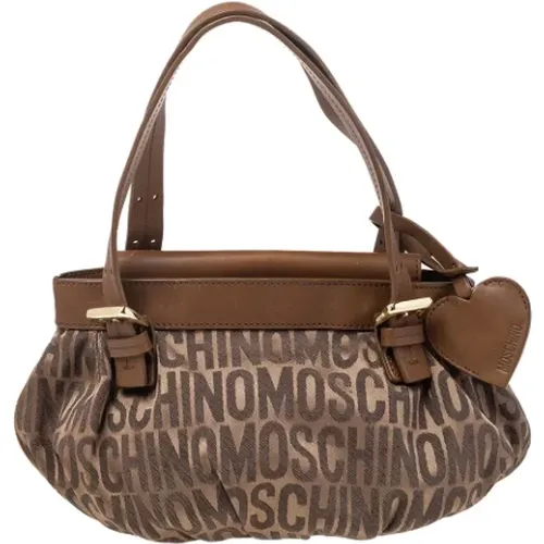 Pre-owned Tote Bags, female, , Size: ONE SIZE Pre-owned Canvas totes - Moschino Pre-Owned - Modalova