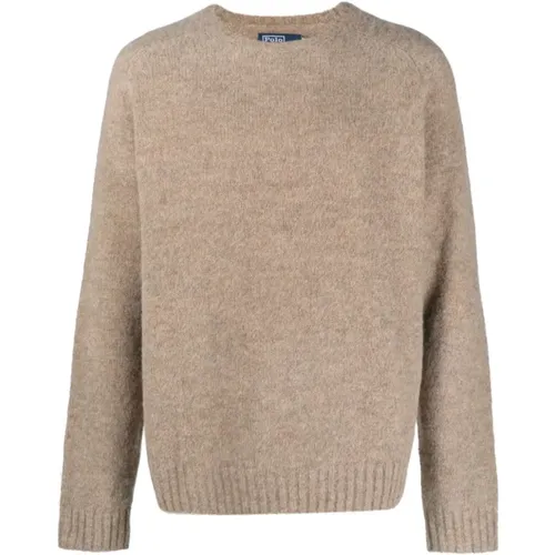 Knitted Crew Neck Sweater , male, Sizes: L, XL - Ralph Lauren - Modalova