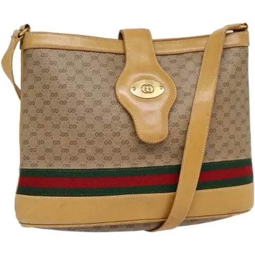 Pre-owned Canvas shoulder-bags , female, Sizes: ONE SIZE - Gucci Vintage - Modalova