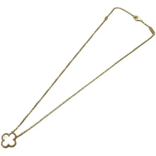 Pre-owned Jewellery, female, , Size: ONE SIZE Pre-owned Gold necklaces - Van Cleef & Arpels Pre-owned - Modalova