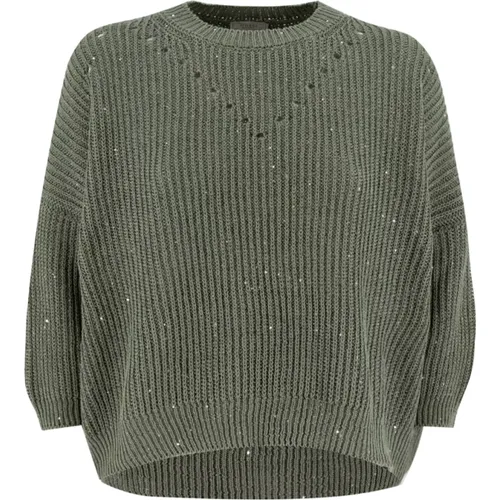 Elegant Laguna Knit Sweater , female, Sizes: S, XS - PESERICO - Modalova