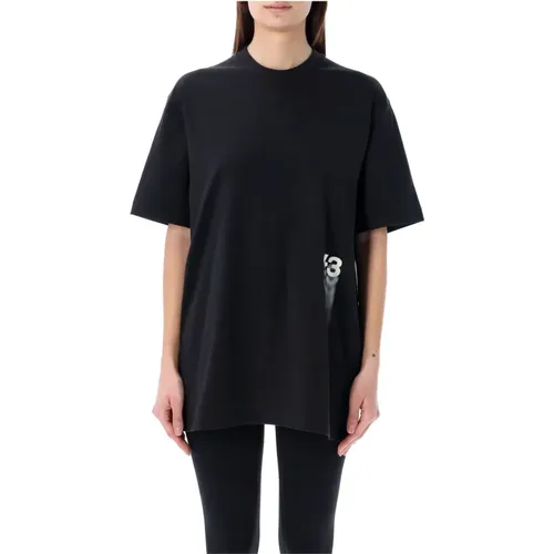 Graphic Tee with Contrasting Logo , female, Sizes: M, L, S - Y-3 - Modalova