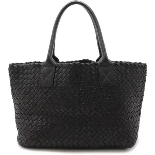 Pre-owned Tote Bags, female, , Size: ONE SIZE Pre-owned Leather shoulder-bags - Bottega Veneta Vintage - Modalova