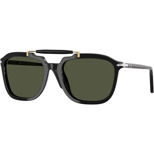 Sunglasses, male, , Size: ONE SIZE Special Edition Green Lens Sunglasses - Persol - Modalova