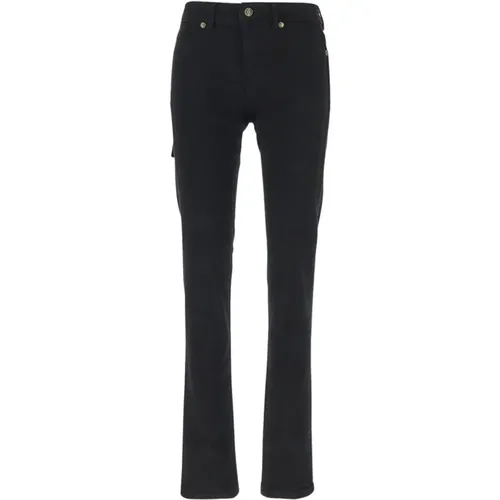 Baumwoll Logo Jegging , Damen, Größe: W26 - Versace Jeans Couture - Modalova