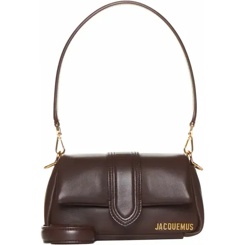 Braune Leder-Schultertasche - Jacquemus - Modalova