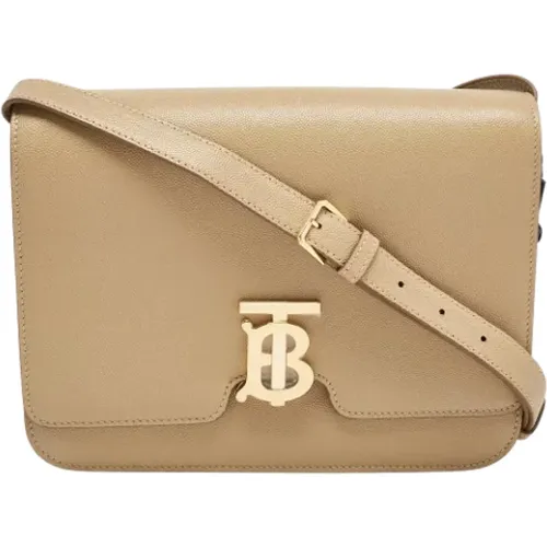 Pre-owned Cross Body Bags, female, , Size: ONE SIZE Pre-owned Leather shoulder-bags - Burberry Vintage - Modalova