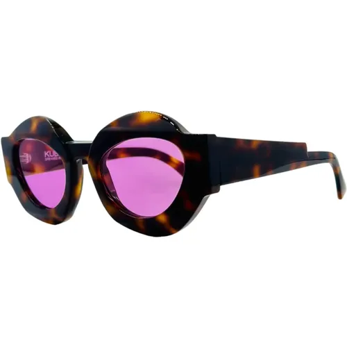 Unique Pink Sunglasses X22 , female, Sizes: ONE SIZE - Kuboraum - Modalova