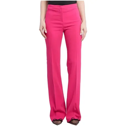 Fuchsia Slim-Fit Trousers with Zipper , female, Sizes: 2XS - pinko - Modalova