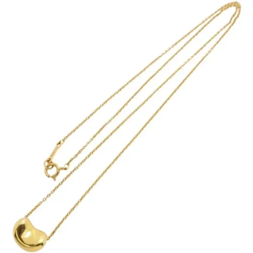 Pre-owned Jewellery, female, , Size: ONE SIZE Pre-owned Gold necklaces - Tiffany & Co. Pre-owned - Modalova