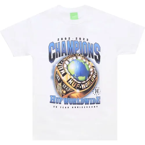 T-Shirts, male, , Size: L Champions Tee Men's T-Shirt - HUF - Modalova