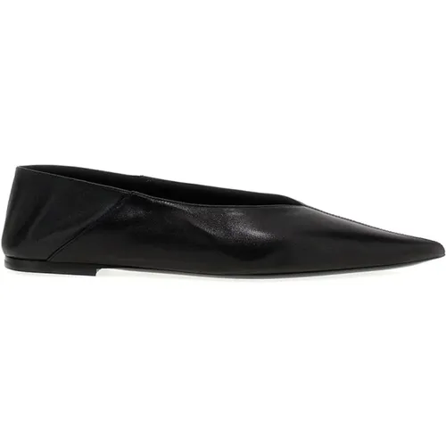 Elegant Ballet Flats for Women , female, Sizes: 3 UK, 4 UK, 6 1/2 UK - Saint Laurent - Modalova