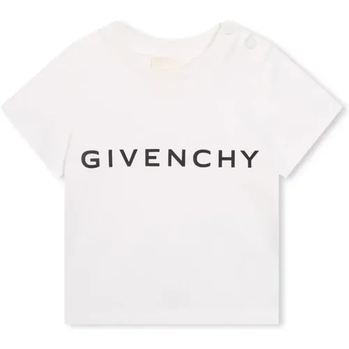 T-Shirts,Kinder Weißes T-Shirt mit 4G-Druck - Givenchy - Modalova