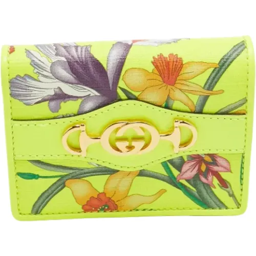 Pre-owned Wallets, female, , Size: ONE SIZE Pre-owned Coated canvas wallets - Gucci Vintage - Modalova